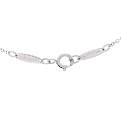 Tiffany Platinum Diamond Blue Sapphire Color by the Yard Necklace 4 of 5