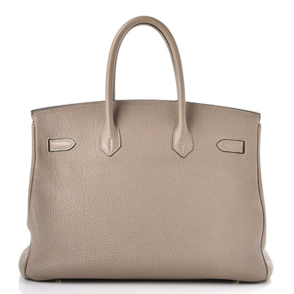 Hermes Togo Birkin 35 Gris Tourterelle 4 of 36