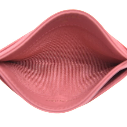 Chanel Caviar Camellia Embossed Card Holder Pink 5 of 9