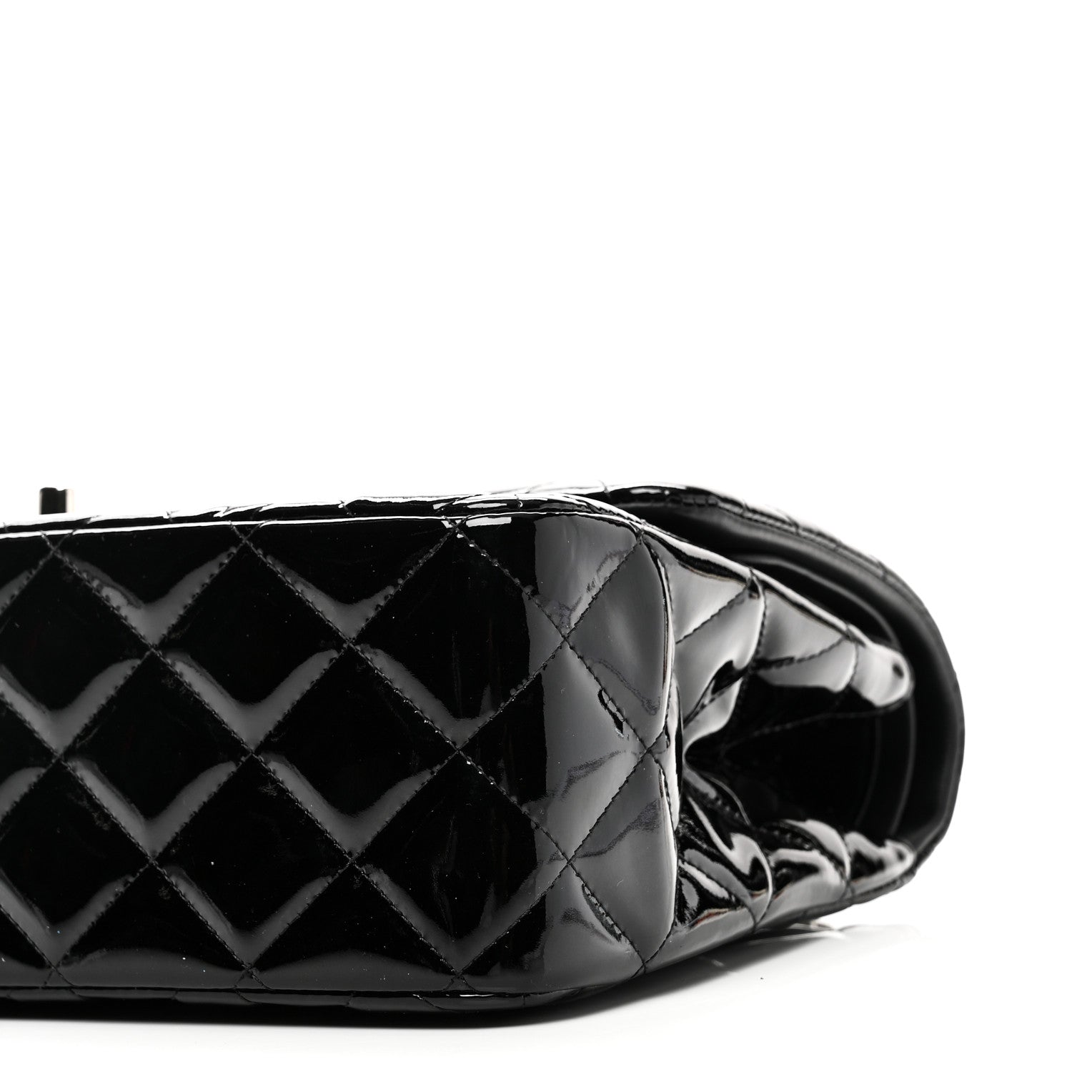 Chanel Patent Quilted Jumbo Double Flap Black 10 of 11