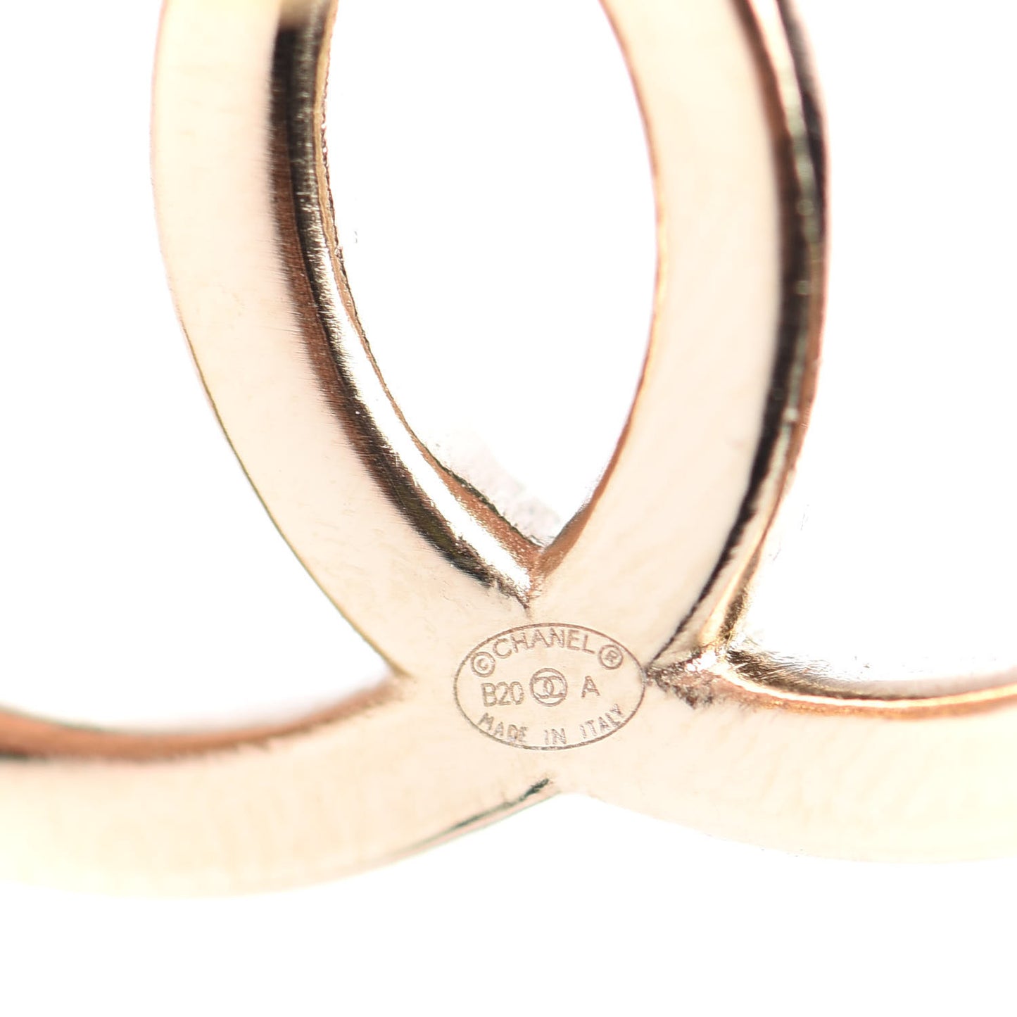 Baguette Crystal High Society CC Earrings Gold