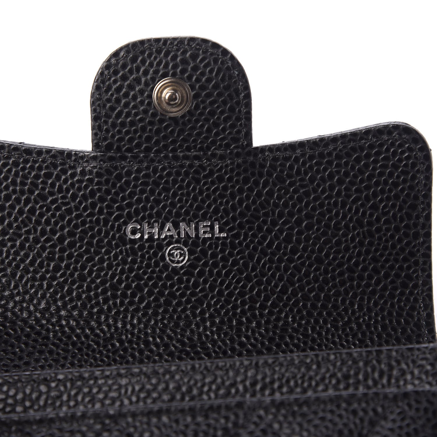 Chanel Caviar Quilted Flap Card Holder Black 6 of 9