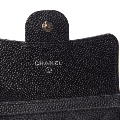 Chanel Caviar Quilted Flap Card Holder Black 6 of 9