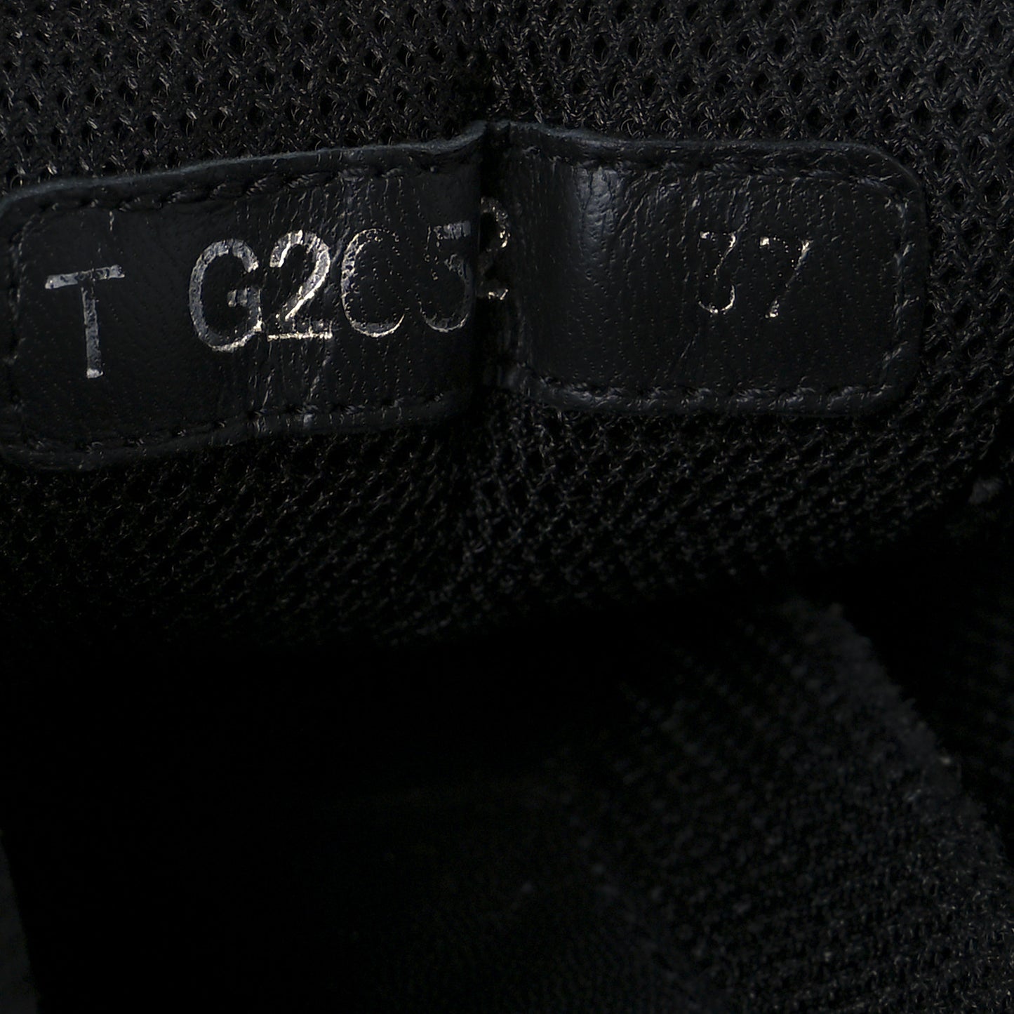 Tweed Suede Goatskin CC Sneakers 37 Black White