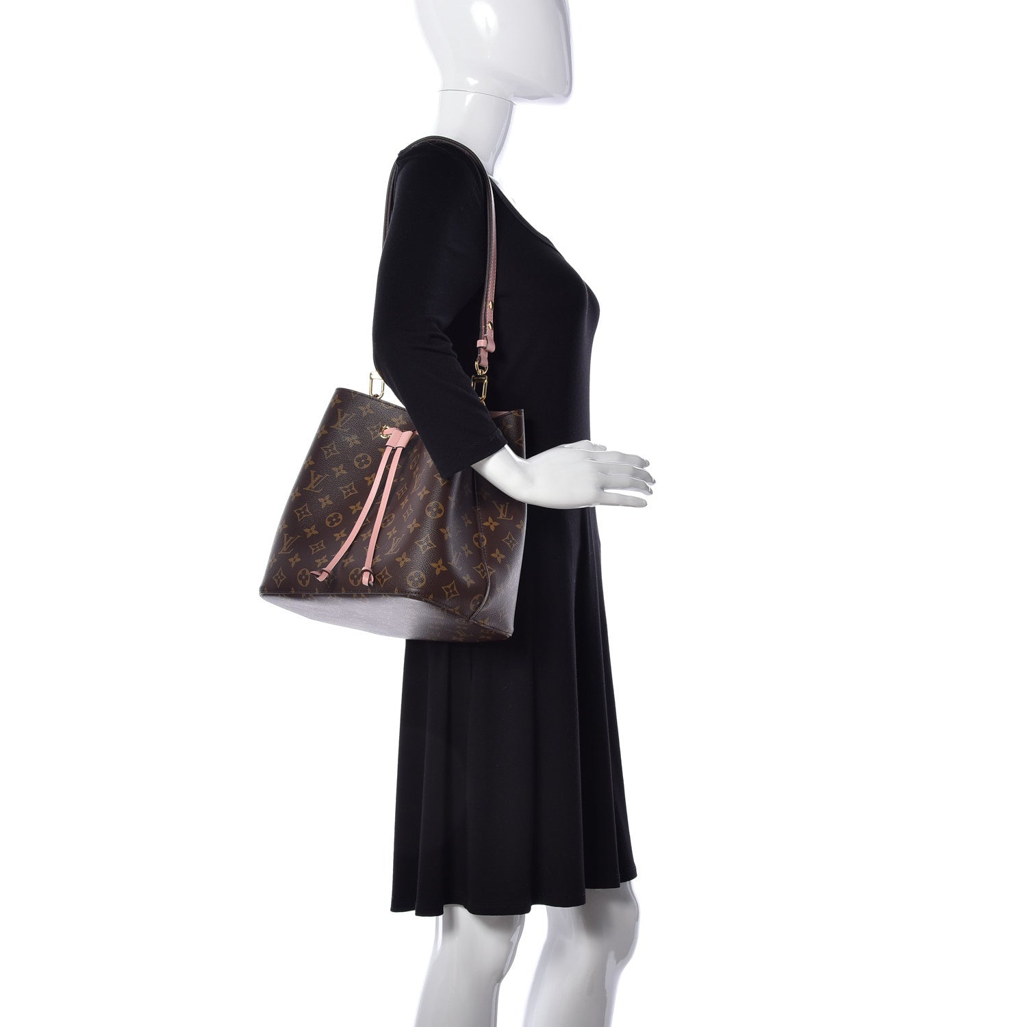 Louis Vuitton Monogram Neonoe MM Rose Poudre 2 of 10