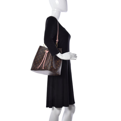 Louis Vuitton Monogram Neonoe MM Rose Poudre 2 of 10