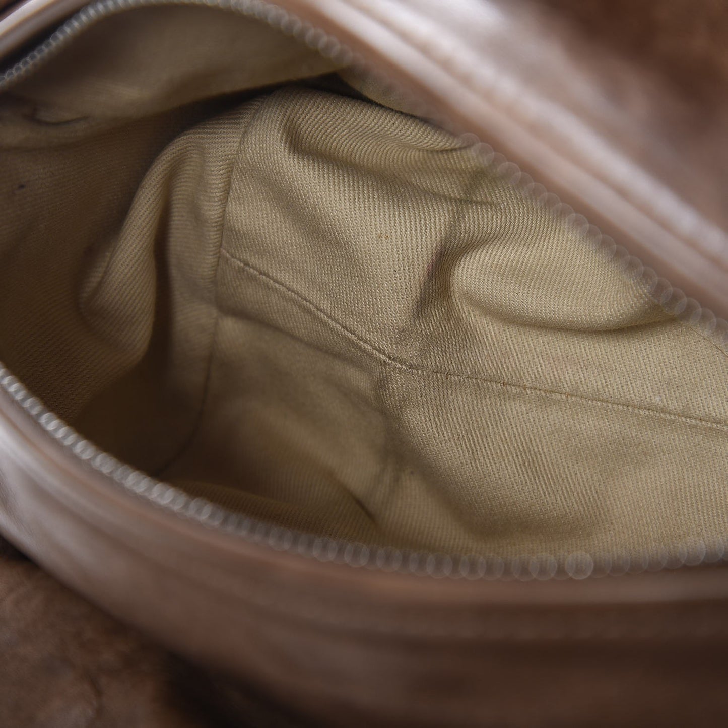 Metallic Python Calfskin Silverado Shoulder Bag Silver Brown