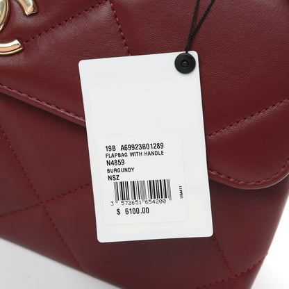 Chanel Lambskin Quilted Medium Trendy CC Flap Dual Handle Bag Burgundy 12 of 12