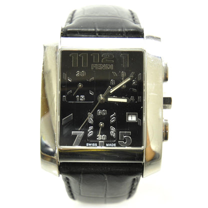 Fendi Stainless Steel Alligator 32mm Orologi Quartz Watch Black 1 of 7