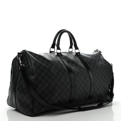 Louis Vuitton Damier Graphite Keepall Bandouliere 55 3 of 17