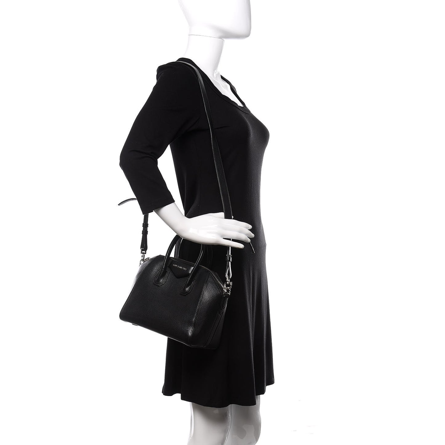 Sugar Goatskin Mini Antigona Black