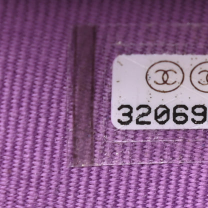 Chanel Lambskin Quilted CC In Love Heart Clutch With Chain Purple 7 of 11