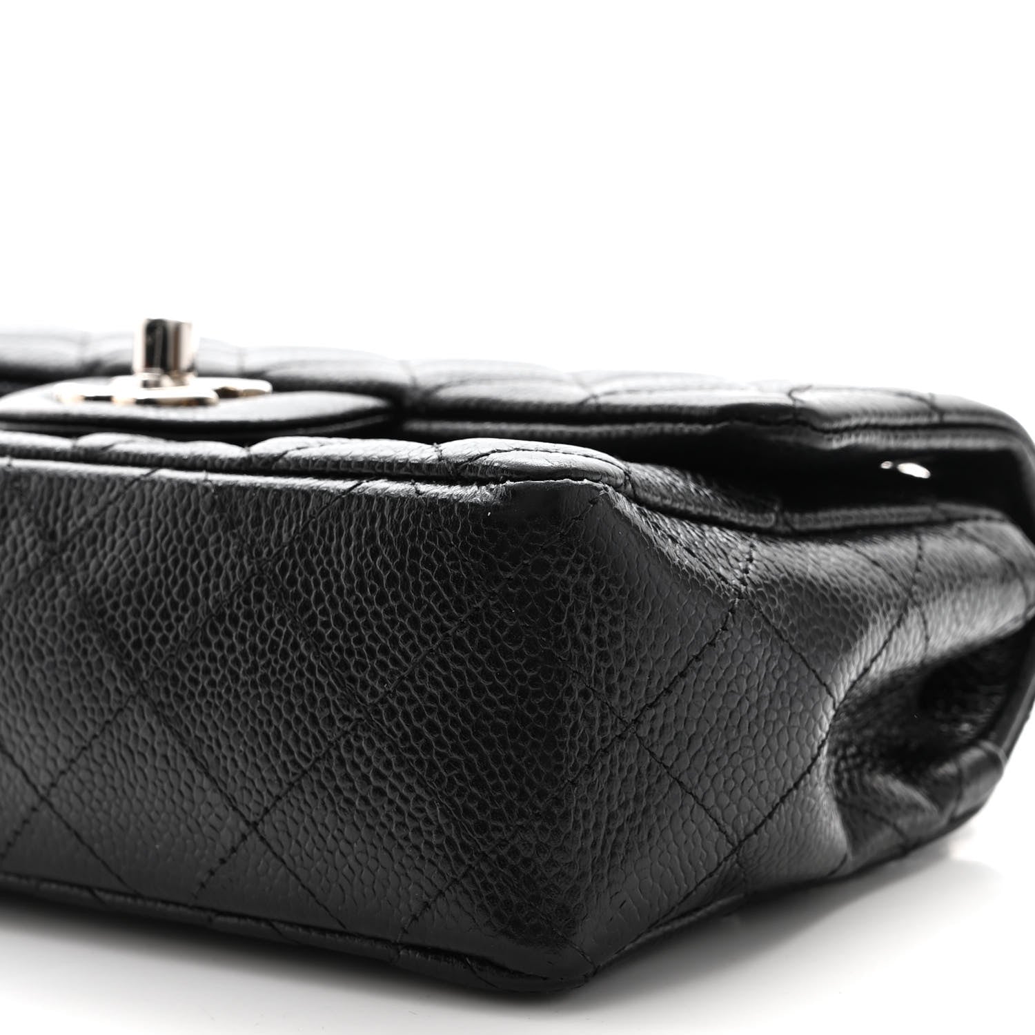 Chanel Caviar Quilted Mini Rectangular Flap Black 10 of 12