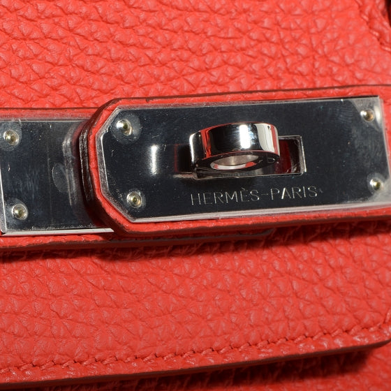 Togo Birkin 35 Rouge Casaque