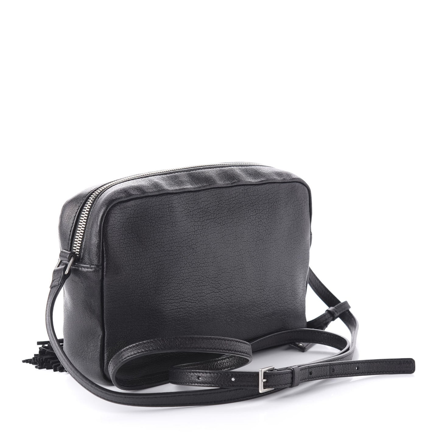 Lambskin Monogram Small Lou Camera Bag Black