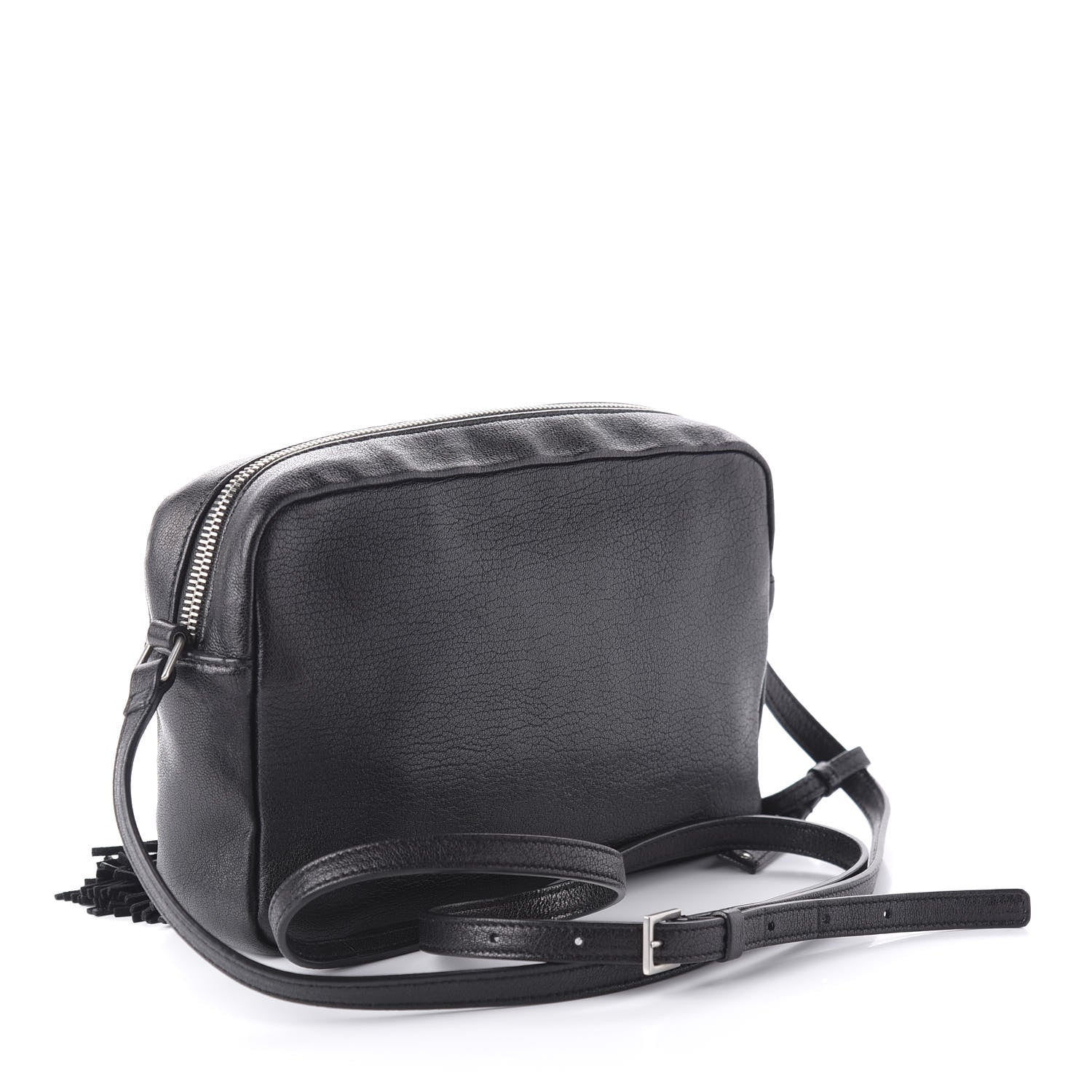 Saint Laurent Lambskin Monogram Small Lou Camera Bag Black 3 of 10