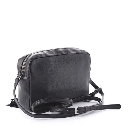 Saint Laurent Lambskin Monogram Small Lou Camera Bag Black 3 of 10