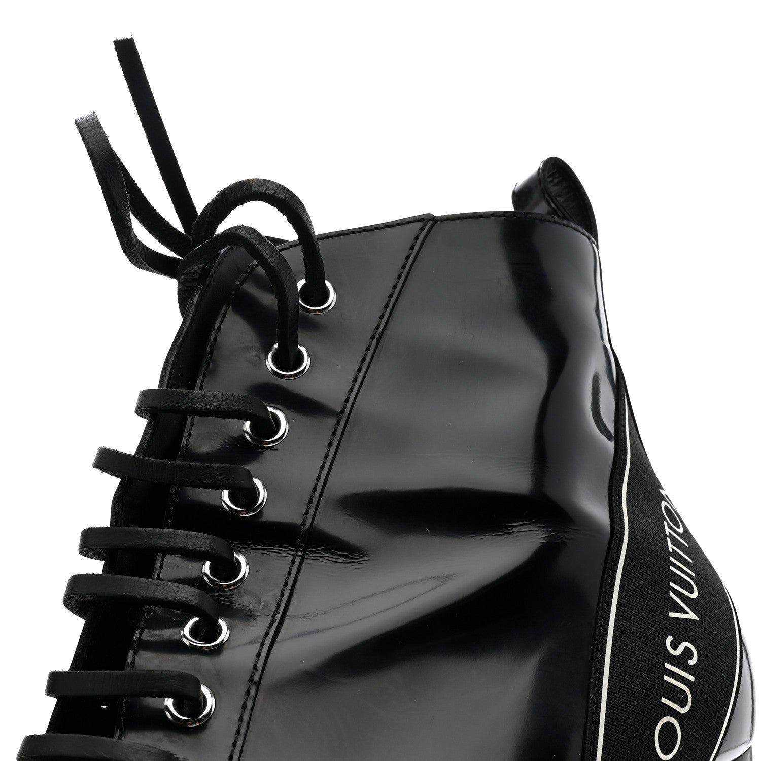 Louis Vuitton Glazed Calfskin Star Trail Ankle Boots 40 Black 10 of 10