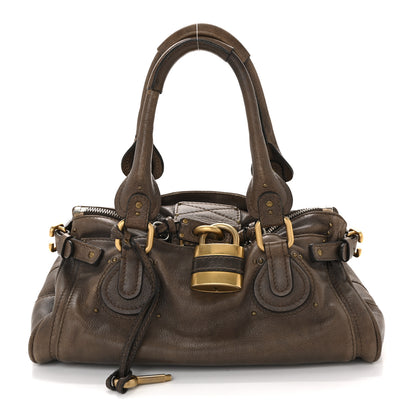 Chloe Calfskin Medium Paddington Satchel Chocolate 1 of 14