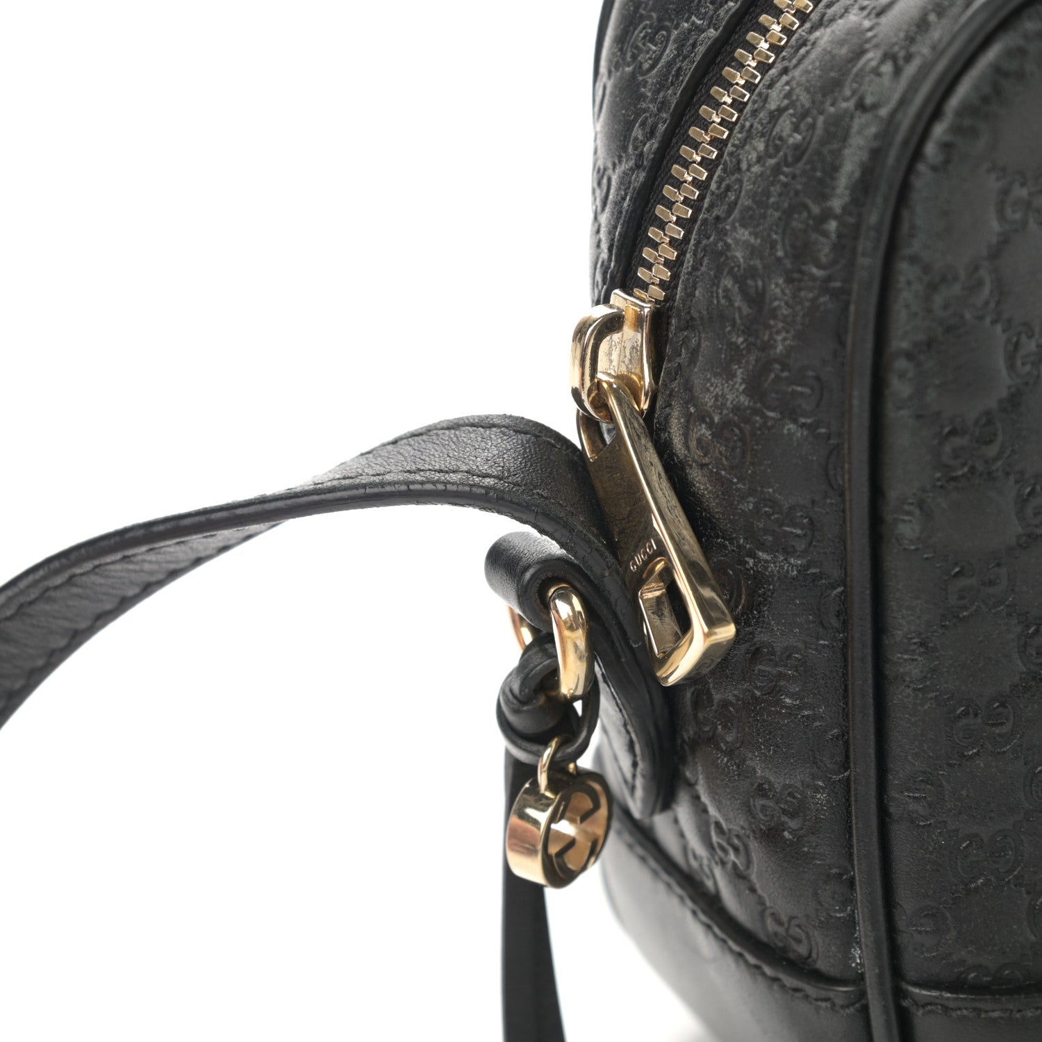 Gucci Microguccissima Mini Bree Messenger Bag Black 18 of 18