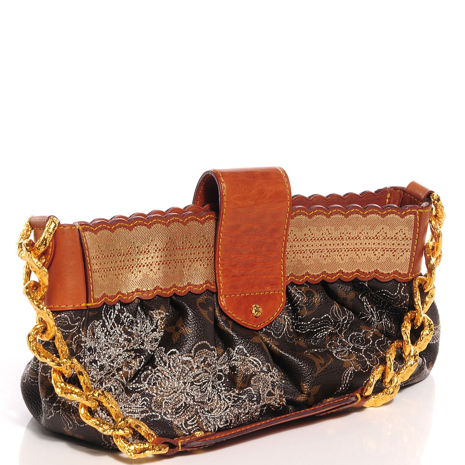 Louis Vuitton Monogram Dentelle Kirsten Silver 3 of 7