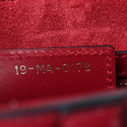 Christian Dior Calfskin Saddle Bag Scarlet 7 of 15