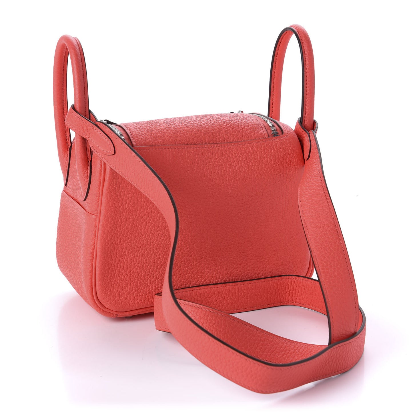 Taurillon Clemence Mini Lindy 20 Rose Texas