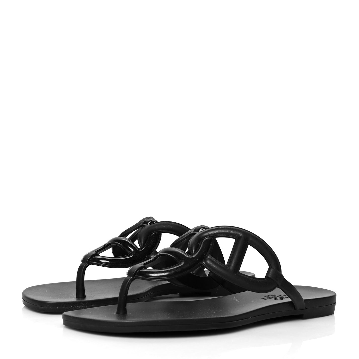 Rubber Womens Egerie Sandals 36 Black