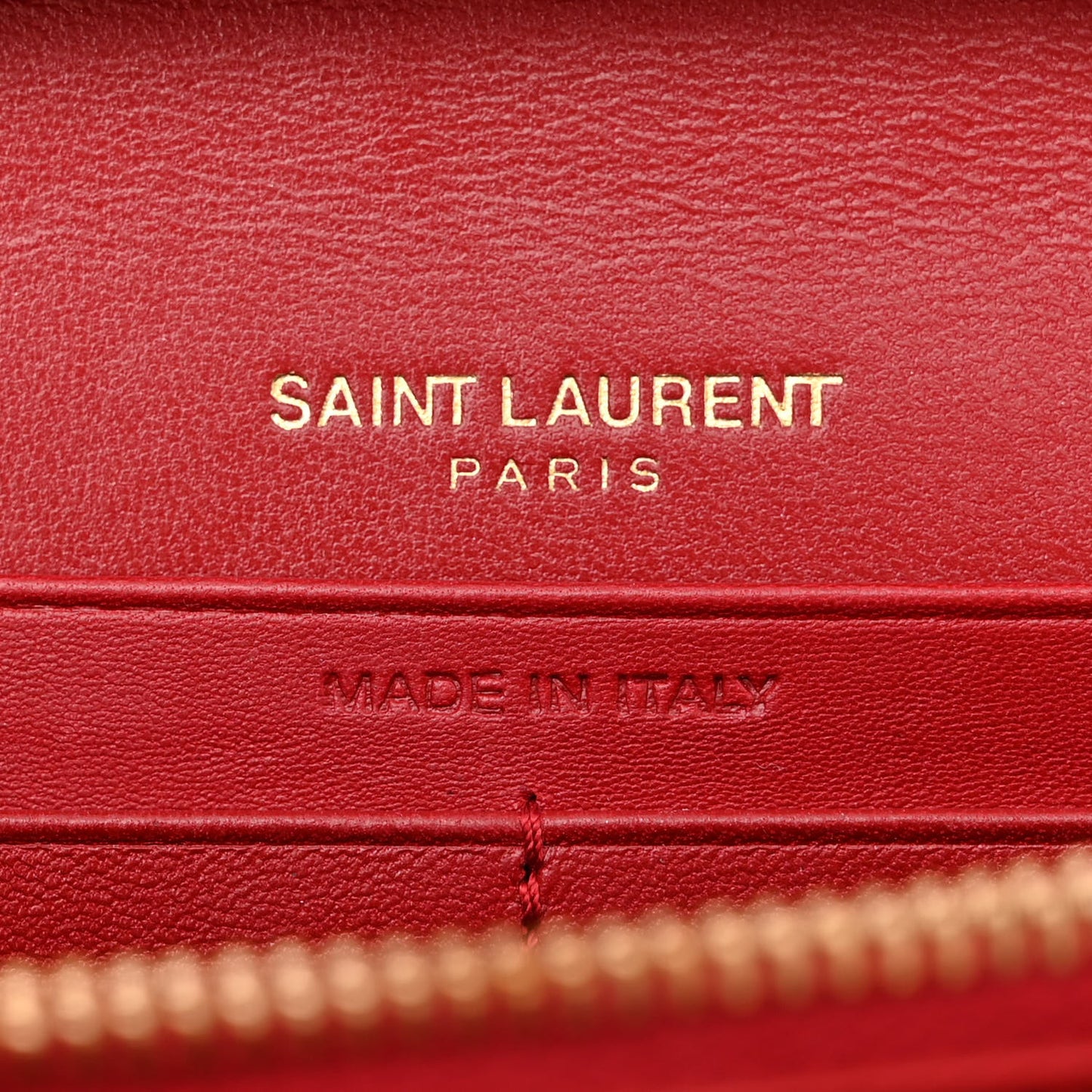 Patent Calfskin Monogram Kate Wallet On Chain Rouge Eros