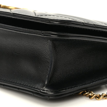 Gucci Calfskin Matelasse GG Marmont Mini Bag Black 8 of 9