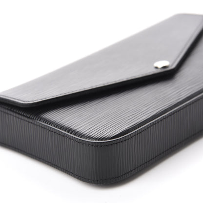 Louis Vuitton Epi Pochette Felicie Black 6 of 10