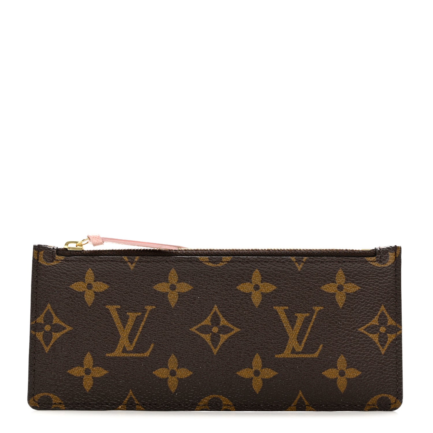 Louis Vuitton Monogram Josephine Wallet Zippered Insert Rose Ballerine 1 of 5