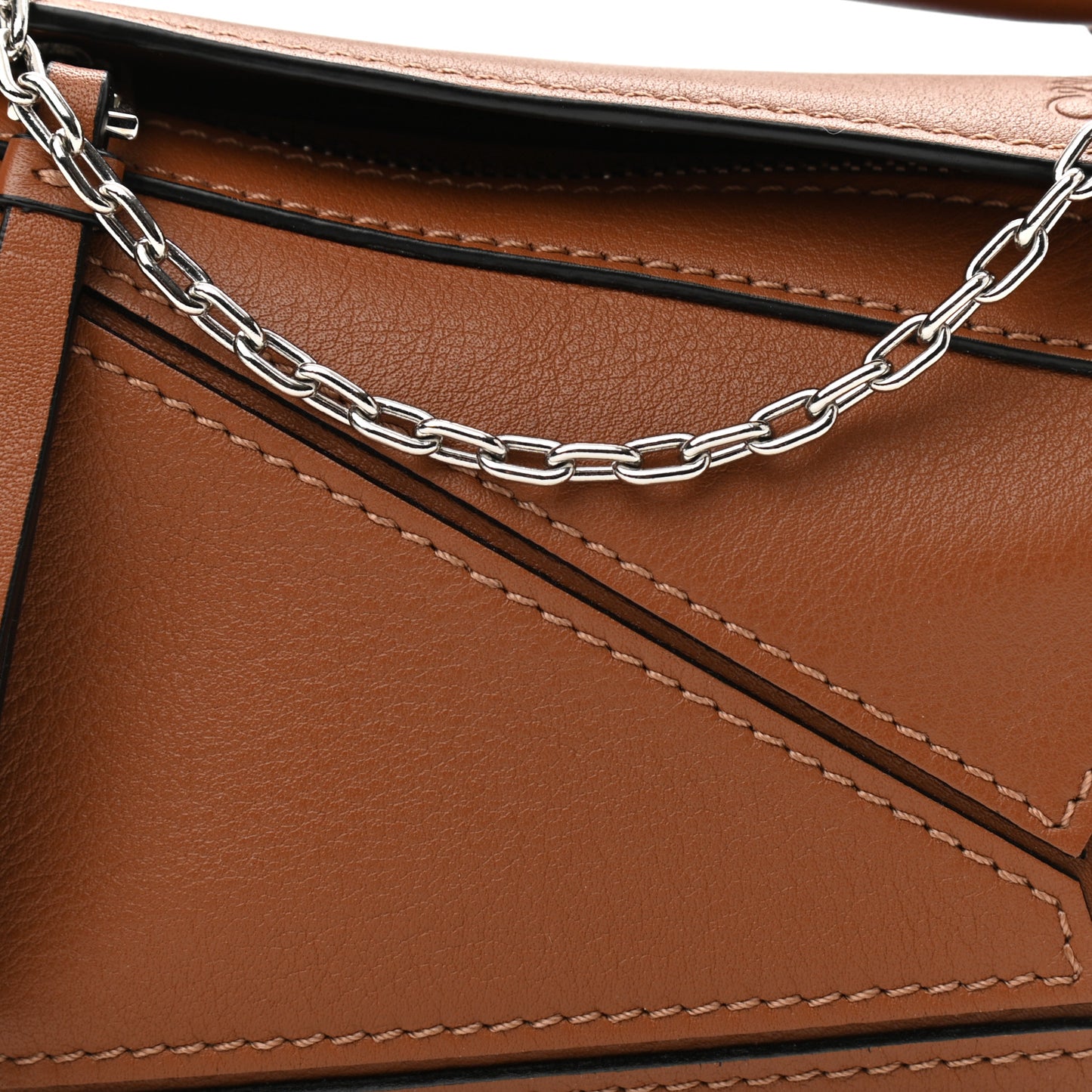 Calfskin Nano Puzzle Bag Tan