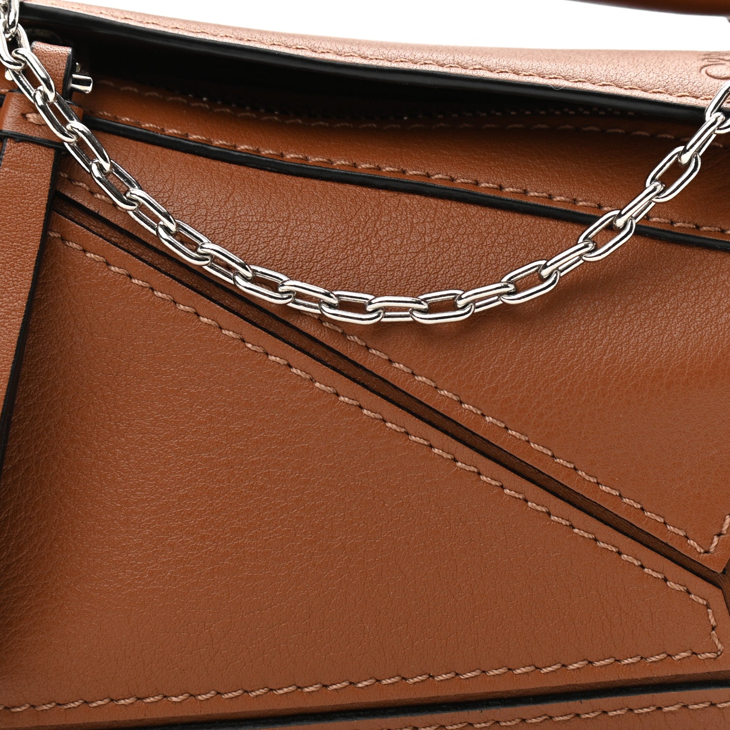 Loewe Calfskin Nano Puzzle Bag Tan 7 of 10