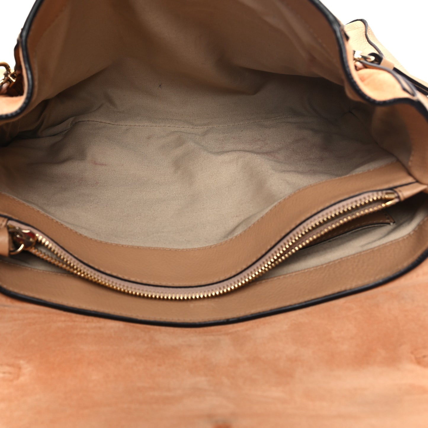 Calfskin Small Faye Day Shoulder Bag Blush Nude