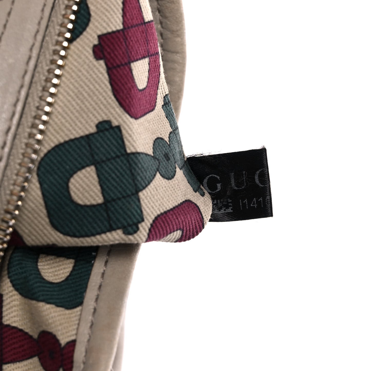 Guccissima Medium Pelham Shoulder Bag Off White