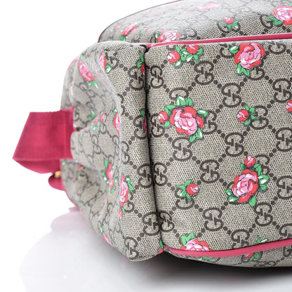 Gucci GG Supreme Monogram Rose Bud Diaper Bag Pink 10 of 15