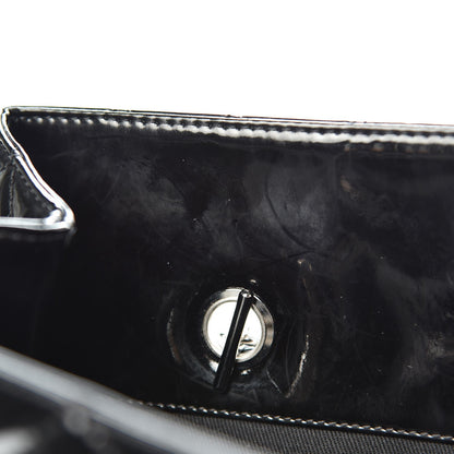 Chanel Vinyl Quilted In The Business North South Tote Black 10 of 11