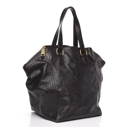 Saint Laurent Calfskin Medium Downtown Brown 3 of 19