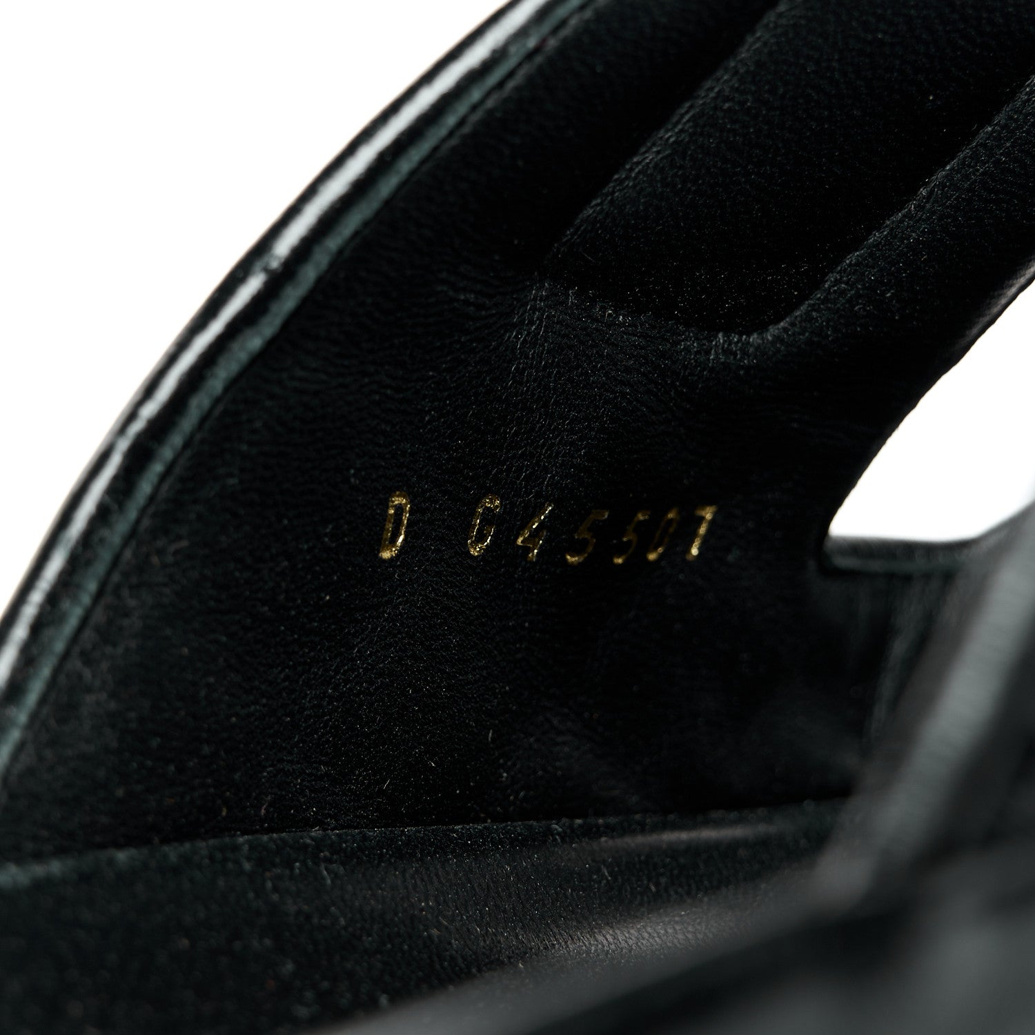 Chanel Lambskin Quilted Velcro Dad Chain CC Slide Sandals 41 Black 10 of 10