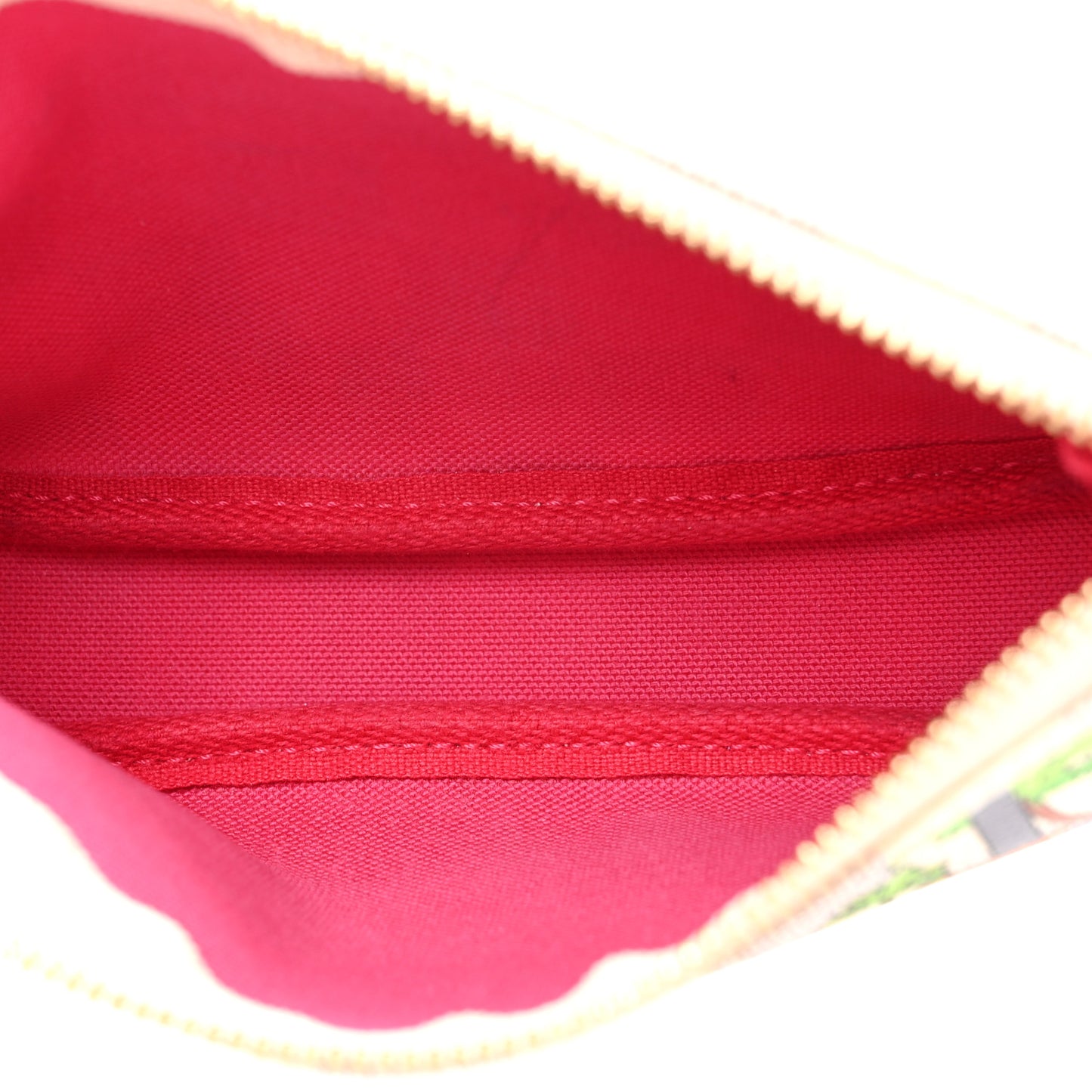 Damier Azur 2021 Christmas Animation Hollywood Mini Pochette Accessories Fuchsia