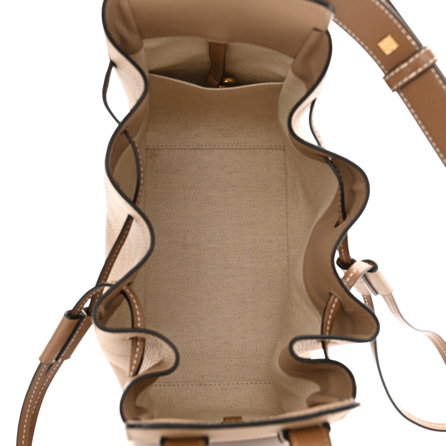 Calfskin Mini Hammock Shoulder Bag Sand Mink