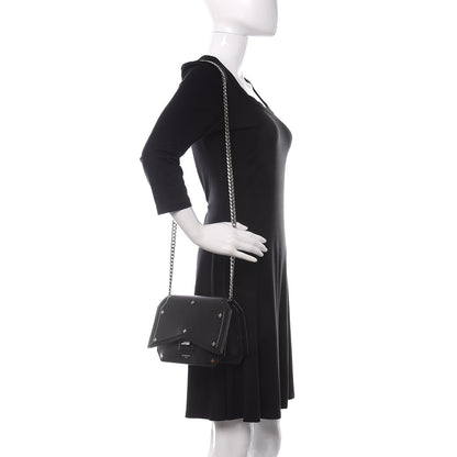 Givenchy Calfskin Cross Embellished Bow Cut Chain Bag Black 2 of 11