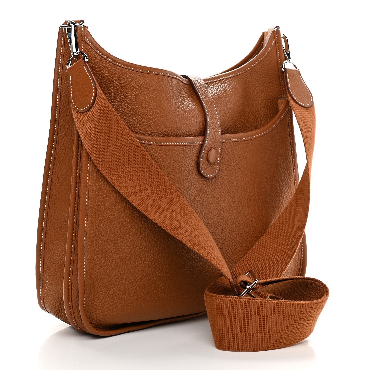 Hermes Taurillon Clemence Evelyne III GM Gold 3 of 10
