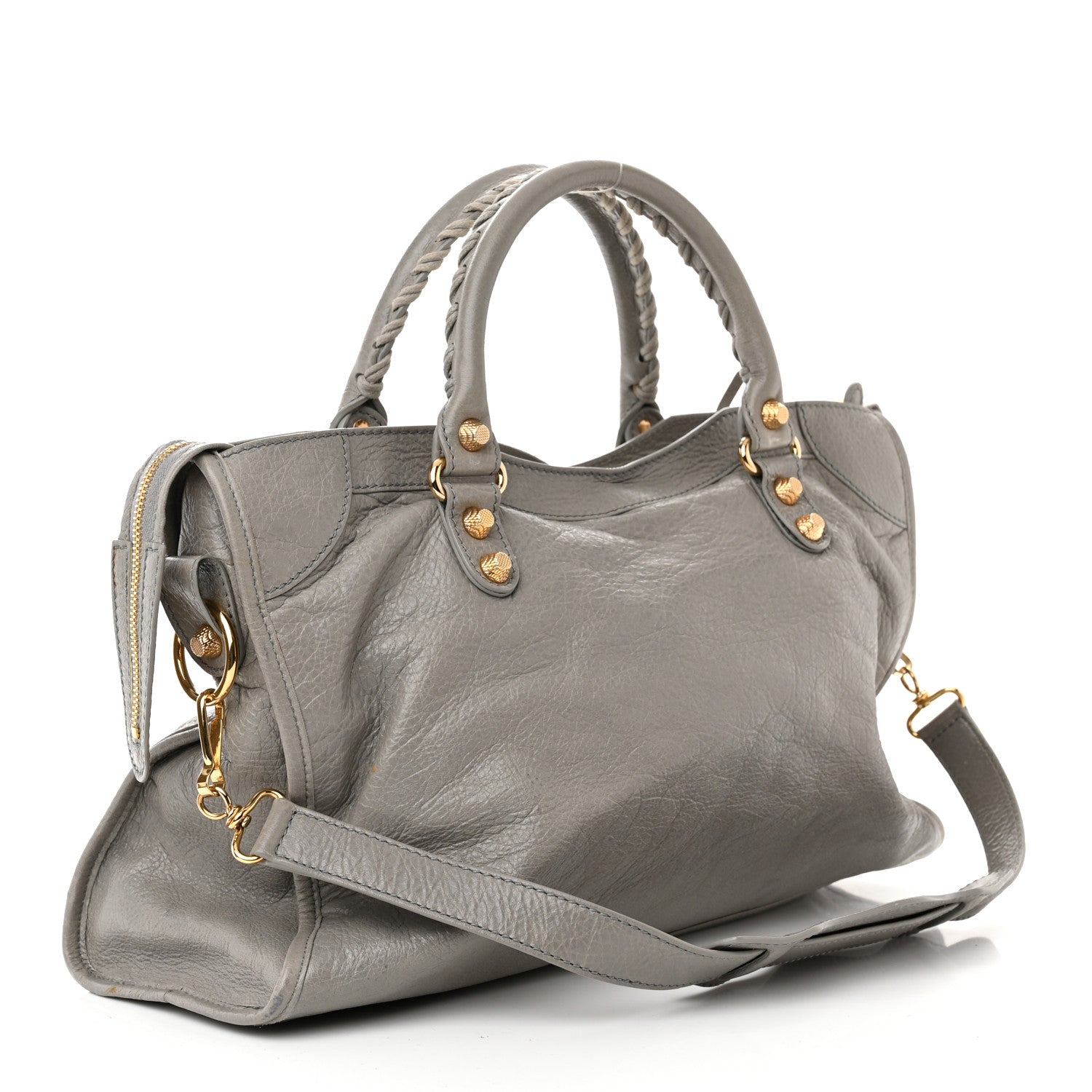 Balenciaga Agneau Giant 12 Gold Hardware City Gris Pyrite 3 of 10