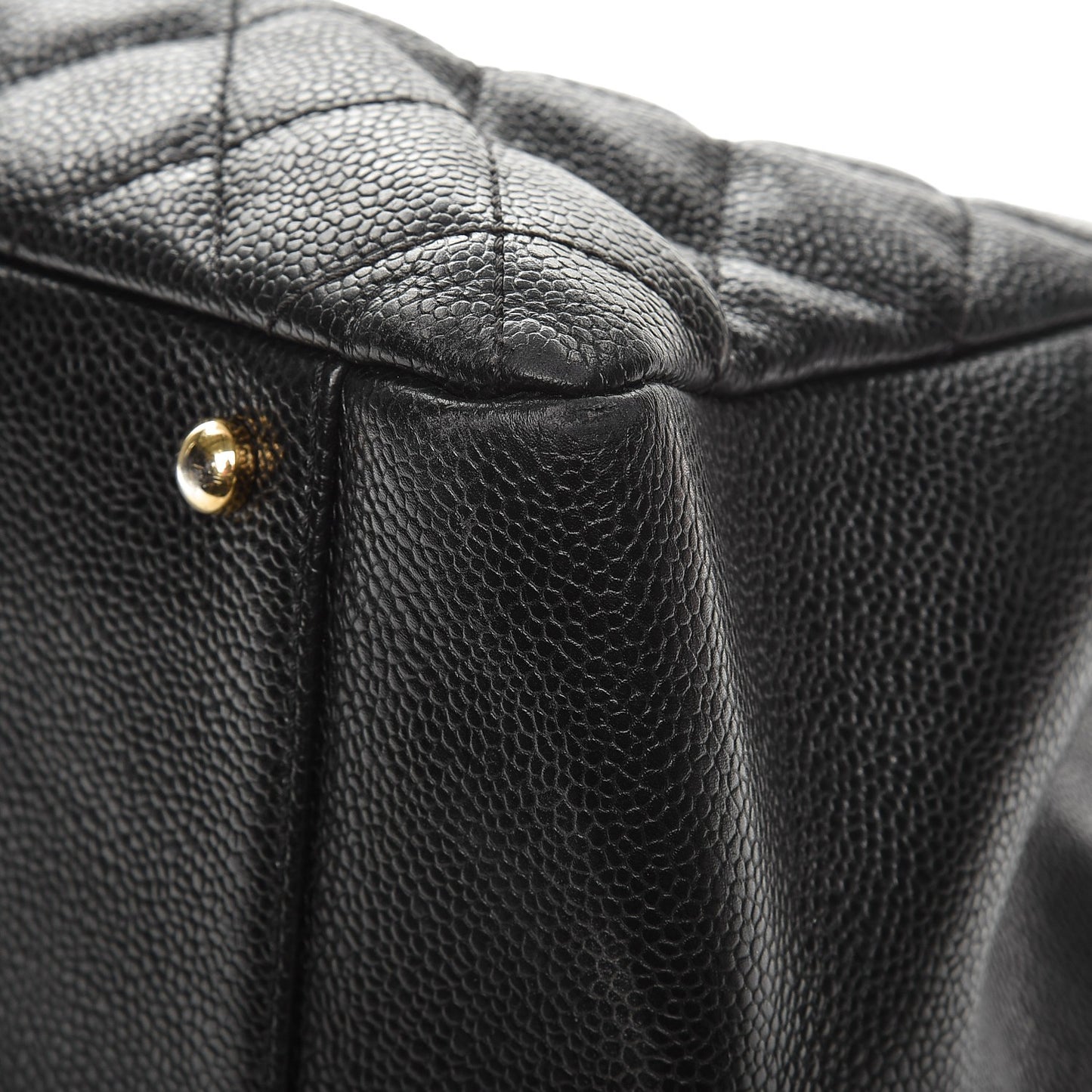 Caviar Quilted XL Grand Shopping Tote GST Black