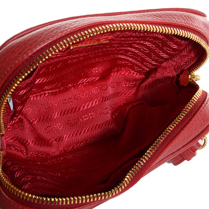 Prada Vitello Daino Mini Camera Crossbody Bag Fuoco 5 of 10