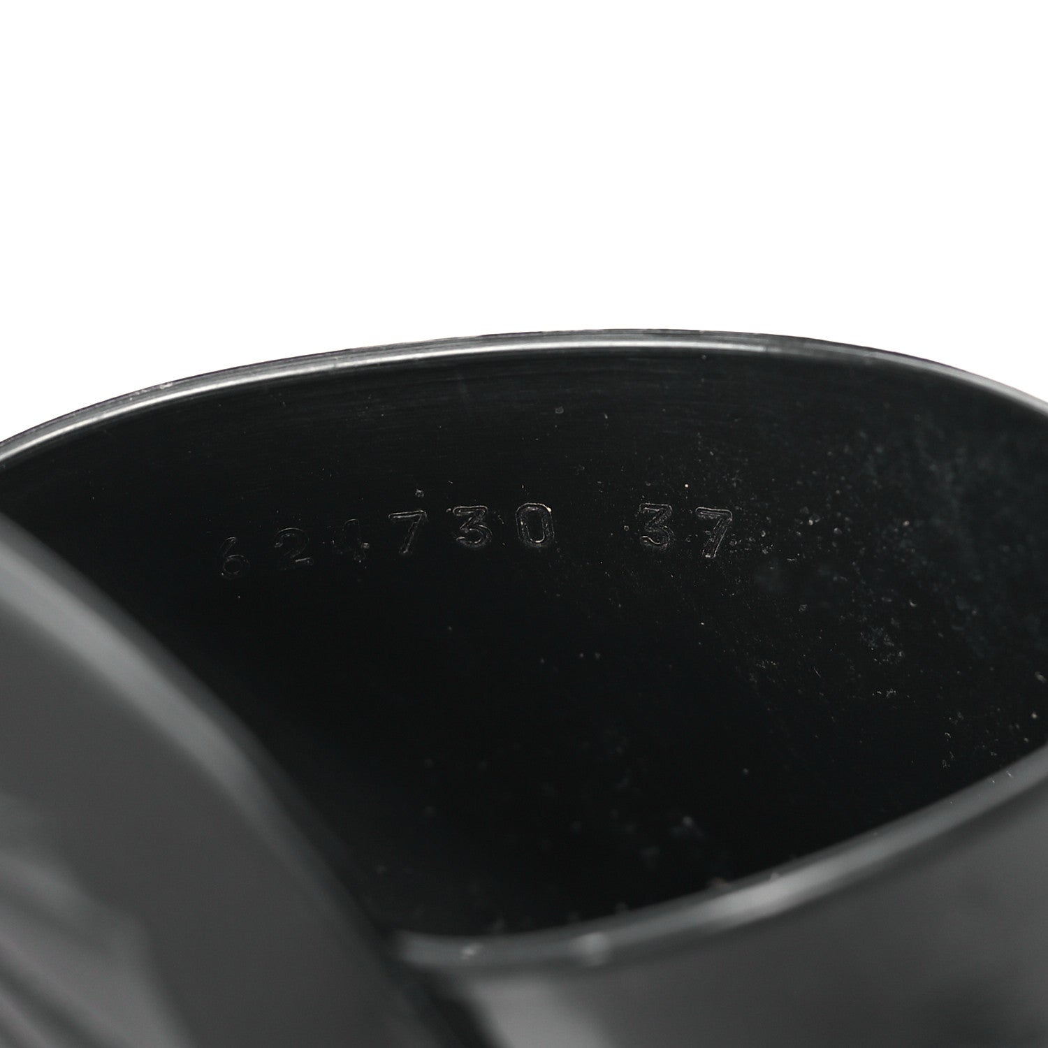 Gucci Rubber Gucci Logo Womens Platform 20/60mm Slide Sandals 37 Black 9 of 10