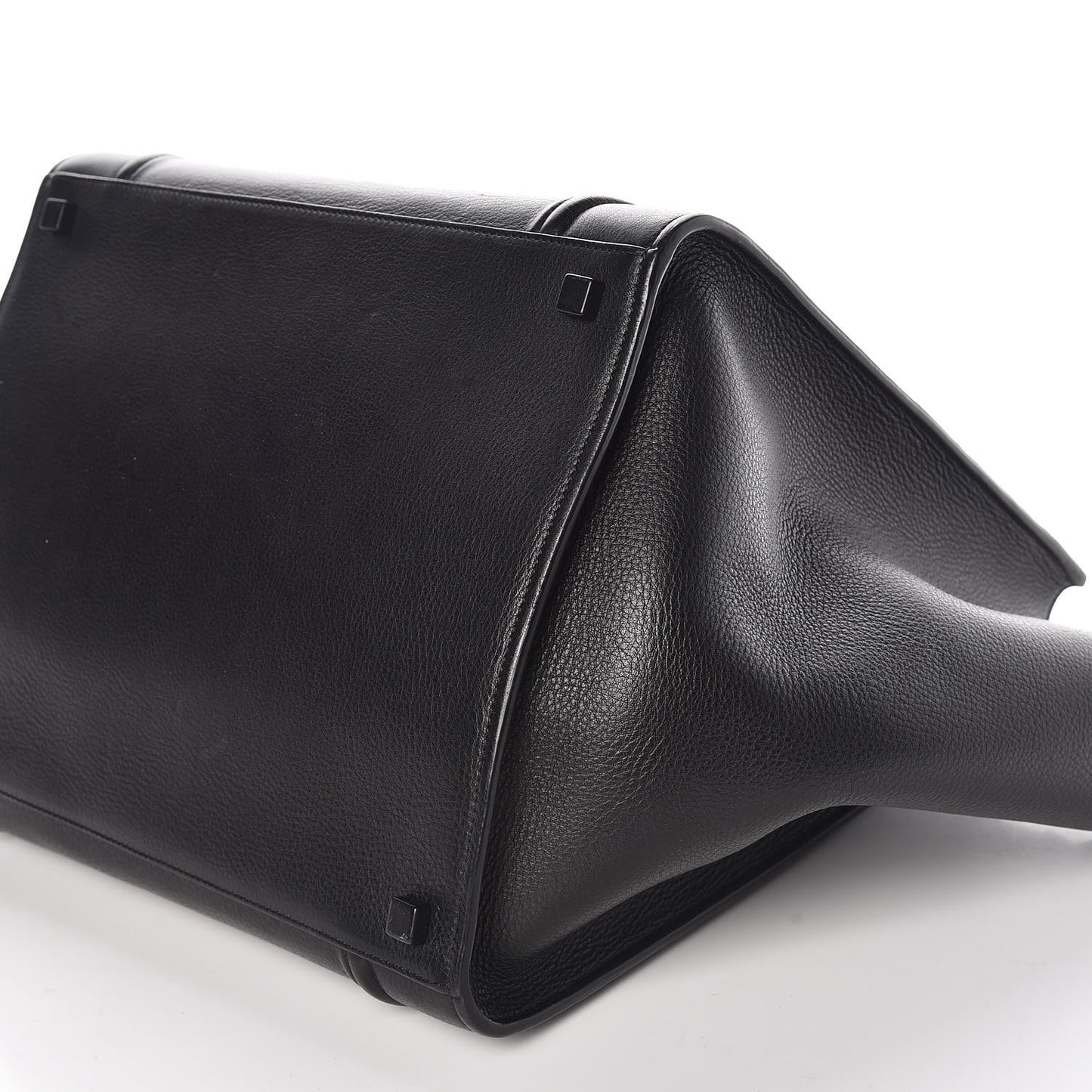 Supple Calfskin Medium Phantom Luggage Black