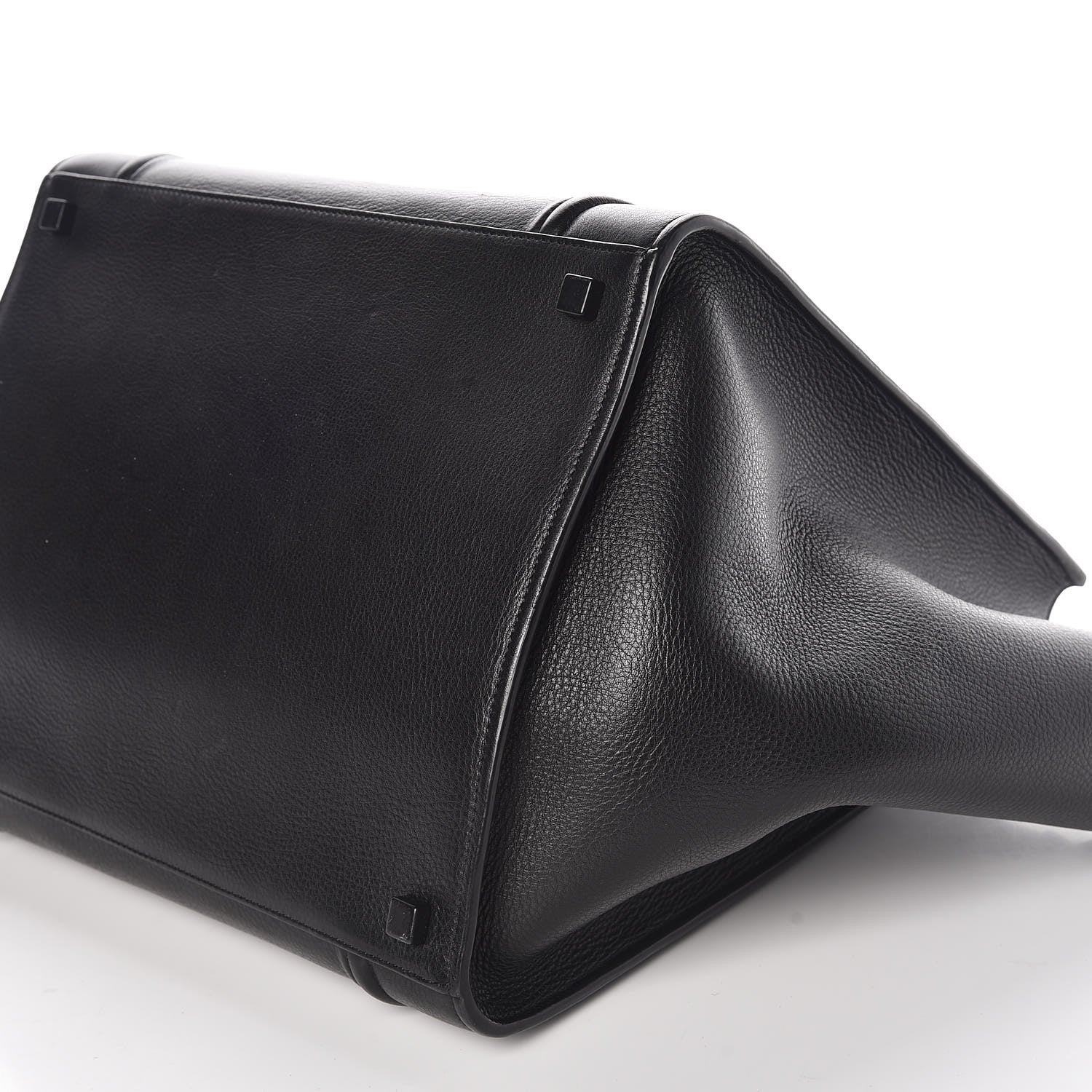 Celine Supple Calfskin Medium Phantom Luggage Black 6 of 10